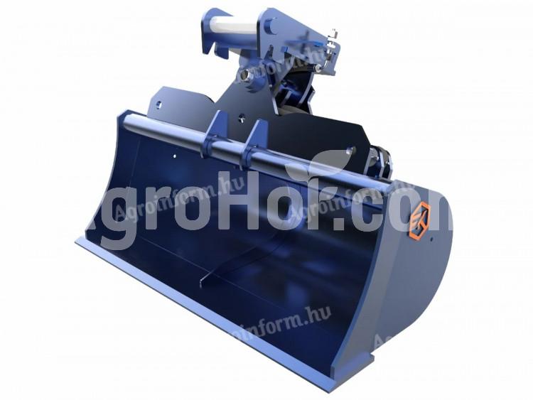 FK Machinery Hidraulikus rézsűkanál, simító kanál 140 cm 1,9-2,6 tonnás forgókotrókhoz