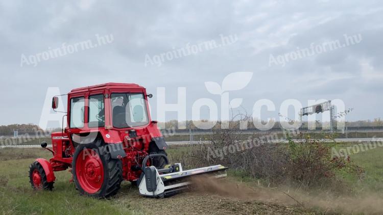 AARDENBURG 2,4 m-es vízszintes tengelyű szárzúzó, hidraulikus oldalkitolással