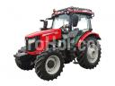 YTO 115 lóerős traktor, kabinnal