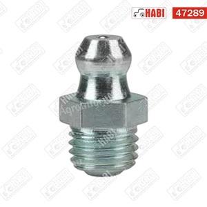 Zsírzógomb egyenes M6x1 /10db-os csomag/