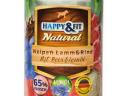 Happy&Fit Natural Dog Konzerv Junior Bárány & Marha Rizzsel & Lenmagolajjal 400g