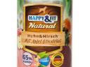 Happy&Fit Natural Dog Konzerv Csirke & Szarvas Almával & Sáfrányolajjal 400g