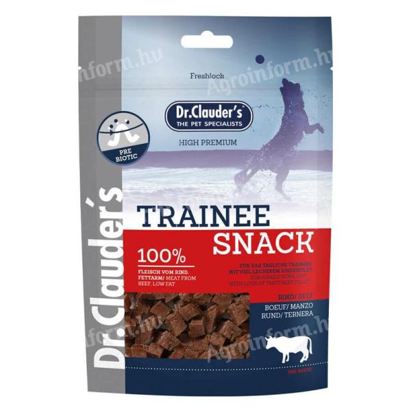 Dr.Clauders Dog Jutalomfalat Trainee Snack Marhahús 80g