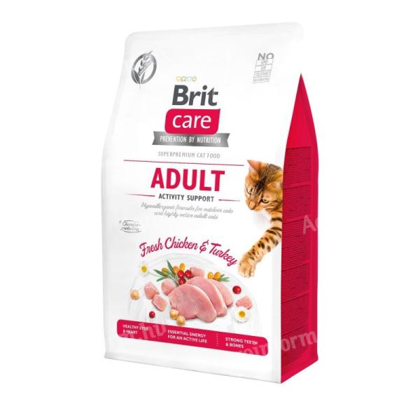 Brit Care Cat Grain Free Adult Activity macskatáp 0,4kg