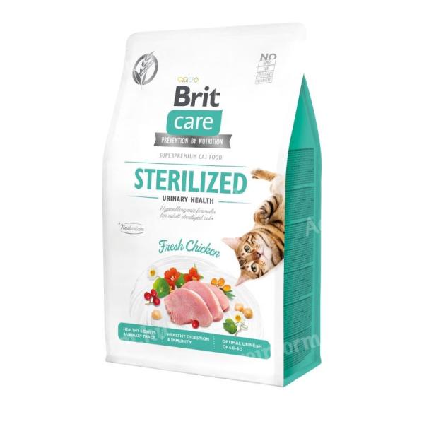 Brit Care Cat Grain Free Sterilized Urinary macskatáp 0,4kg