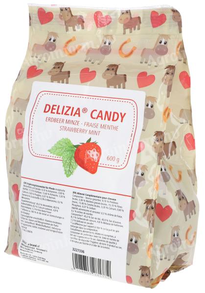 KERBL Delizia Candy epres/mentás 600g