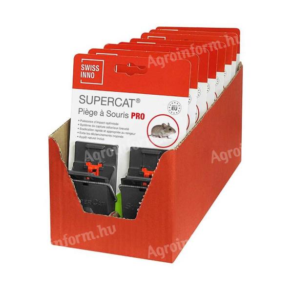 Supercat műanyag egérfogó 8 x 2 db
