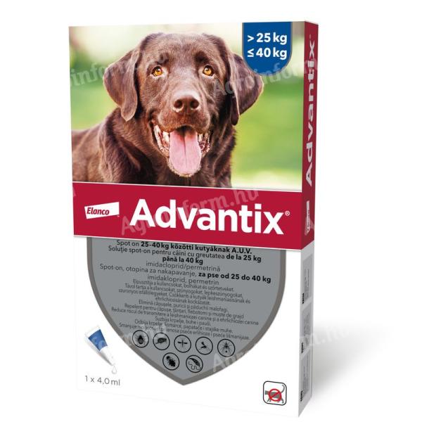 Advantix 400 4 ml 25-40 kg 24x