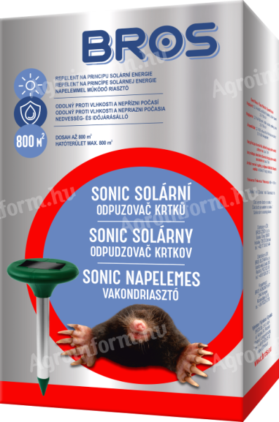 Bros Vakondriasztó Napelemes SONIC