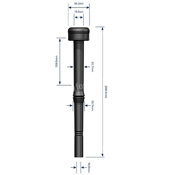 Kehelygumi 20mm Sac 161x25x46mm