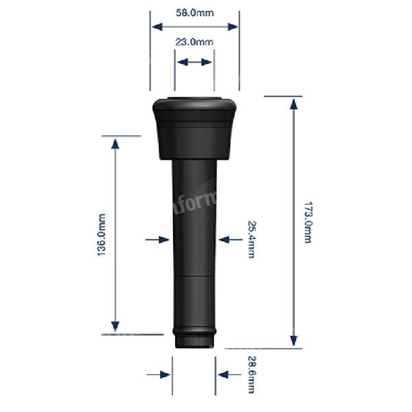 Kehelygumi 23mm Westfalia 147x27x44 Mm