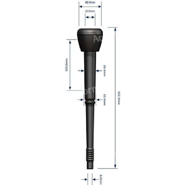 Kehelygumi 27mm Delaval 140x20x44mm