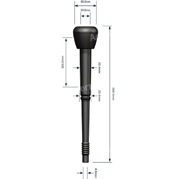 Kehelygumi 24mm Delaval 303x8x25mm