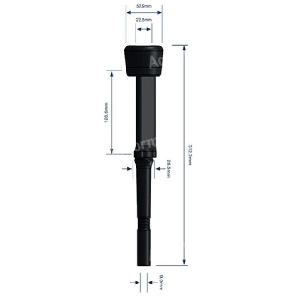 Kehelygumi Impulse 23mm 312x9x59mm