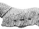 KERBL RugBe Zebra légytakaró, 135cm