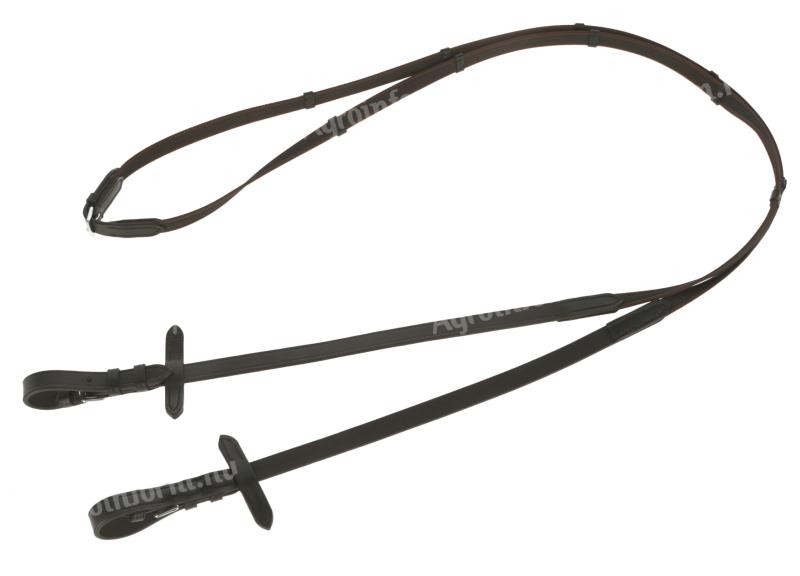 KERBL Gumis-gurtnis szár, fekete/barna, 15mm
