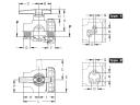 2 állású golyóscsap 3/4"NPT BB