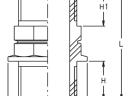 1/2” KK közcsavar H=20