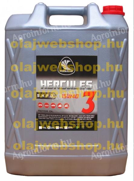 Parnalub HERCULES 3 SHPD 15w-40 teherautó motorolaj 20L