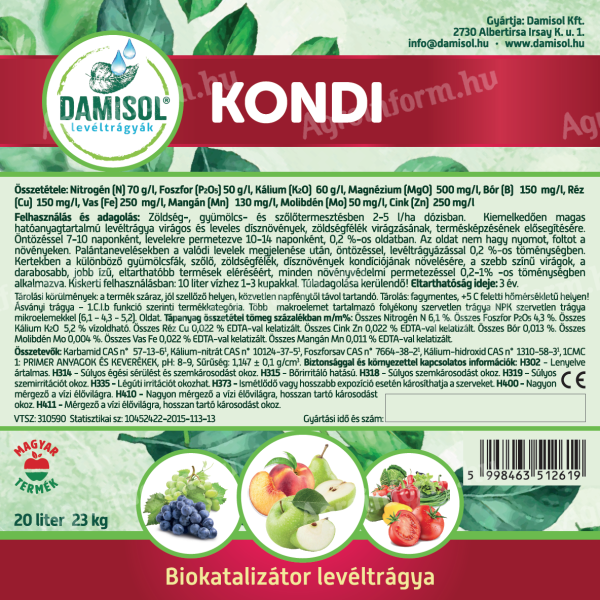 DAMISOL KONDI 20 L