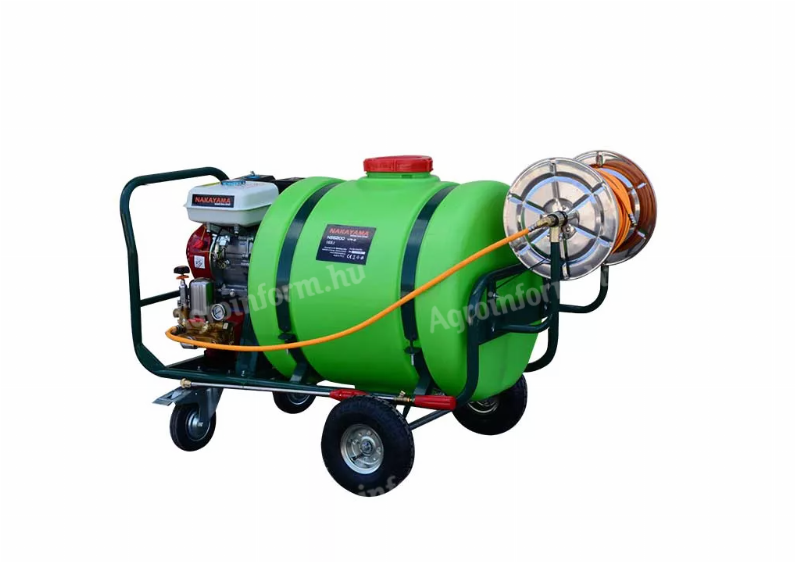 NAKAYAMA PRO 4 ütemű benzines permetező 6,5 LE, 160L, 36L/perc, 15-30bar NS6200