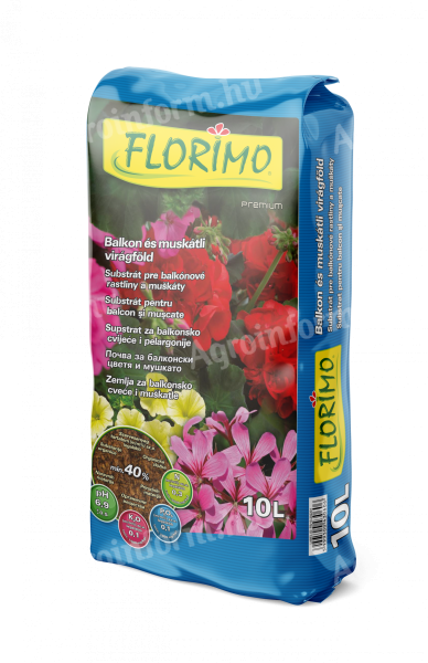 FLORIMO MUSKÁTLI-BALKON 10 L VIRÁGFÖLD