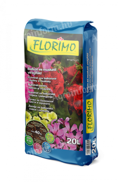 FLORIMO MUSKÁTLI-BALKON 20 L VIRÁGFÖLD
