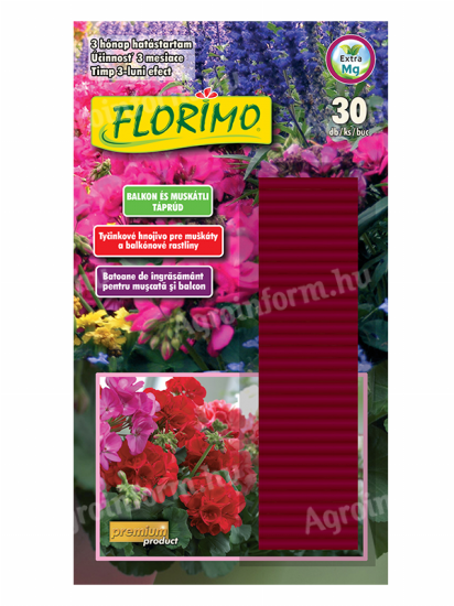 FLORIMO TÁPRÚD BALKON MUSKÁTLI