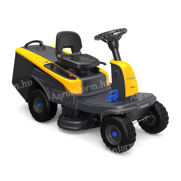STIGA akkumulátoros fűgyűjtős fűnyíró traktor SWIFT 372e