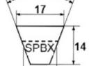 Ékszíj 16,3x1500 Lp XPB Continental