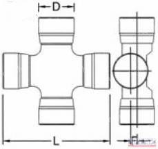 Kardánkereszt 27x81,7 