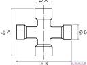 Kardánkereszt 30,2x 82 / 30,2x100