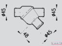 Termosztát 45/45/45x48