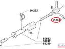 CNH Alsó függesztőkar oldalstabilizátor csapszeg (47134675)