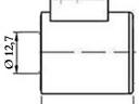 Hidraulika szelep elektromágnes 24V DN-12,7