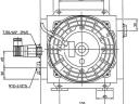 Olajhűtő alumínium 24V, 10-40 liter/perc (220x218x125)