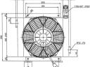 Olajhűtő alumínium 12V, 20-100 liter/perc 