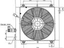 Olajhűtő alumínium 12V, 30-140 liter/perc