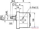 Hidraulika szivattyú 8,2 cm³, 175 bar, balra forog (A18X)