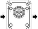 Hidraulika szivattyú 8,2 cm³, 250 bar, jobbra forog 