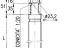 Kormányoszlop 775mm; reteszes