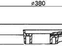 Kormánykerék DN-380 bordás