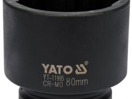 Dugókulcsfej 1" 80mm 12 lapú gépi