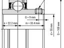 YAR 211 (55x100x25/55,6) INA csapágy 