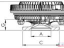 John Deere viszkókuplung (RE188987)