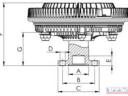 John Deere viszkókuplung (AL155874)