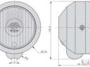 Fényszóró alsó-oldalsó felfogatással D=120mm