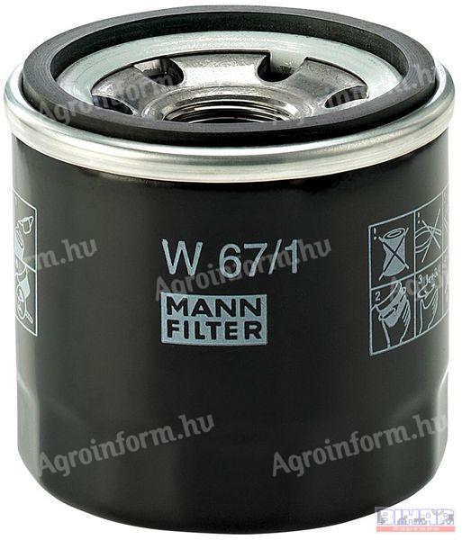 Olajszűrő W67/1 Mann Filter