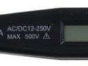 Fázisceruza AC/DC 12-230V, LCD kijelző