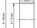 6001 2RS (12x28x8) csapágy